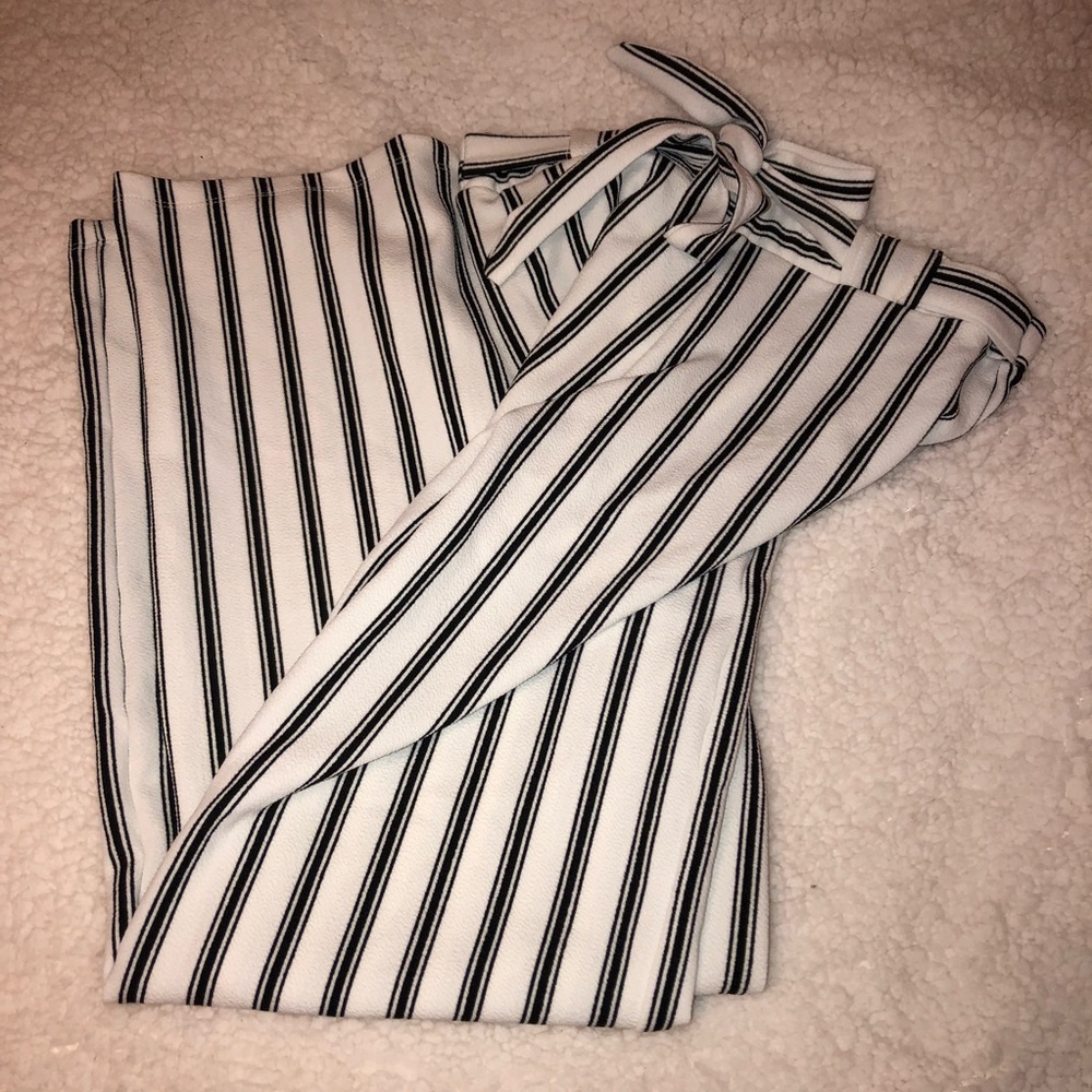 striped dressy pants